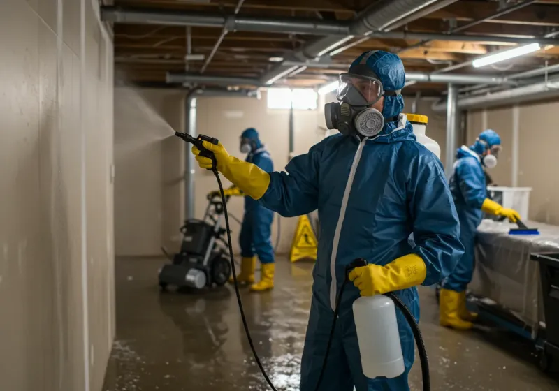 Basement Sanitization and Antimicrobial Treatment process in Lake and Peninsula Borough, AK